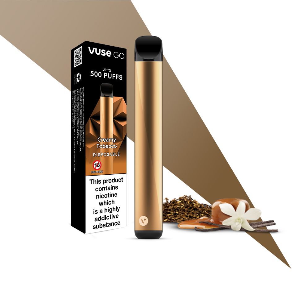 Vuse Go Creamy Tobacco Disposable Vape Up To Puffs Vuse Uk