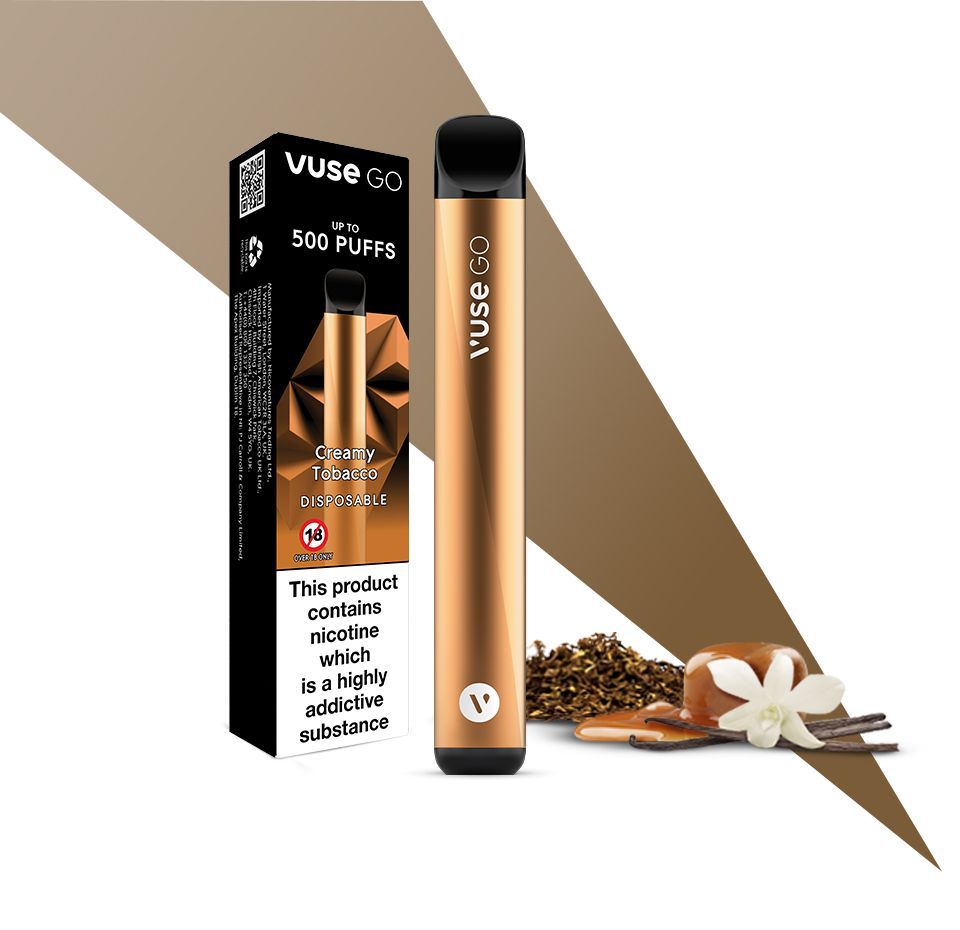 Vuse Go Creamy Tobacco Disposable Vape Up To Puffs Vuse UK