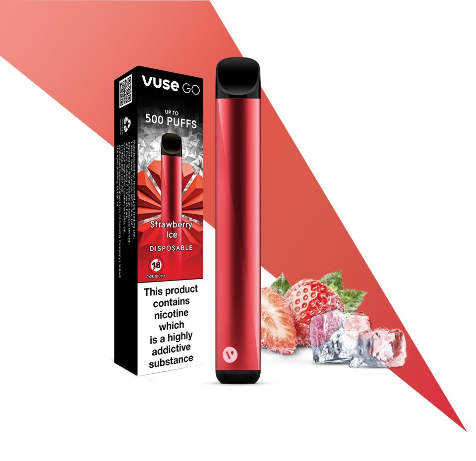 Vuse Go Ice Strawberry Disposable Vape Up To 500 Puffs Vuse Uk