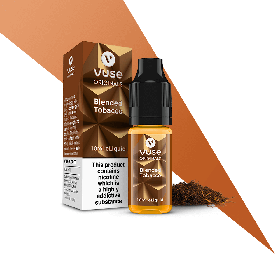 Blended Tobacco Flavour ELiquid Vape Liquid Vuse UK