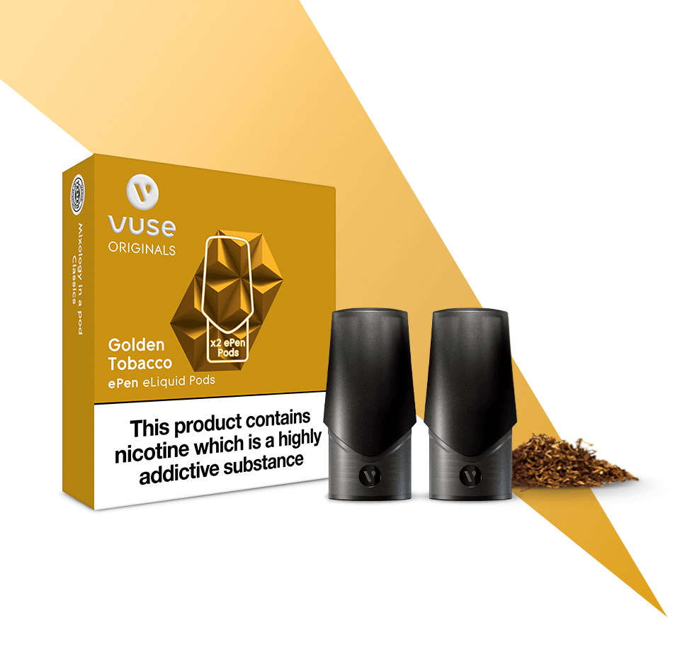 Golden Tobacco E-Liquid Pods | EPen Pods | Vuse UK