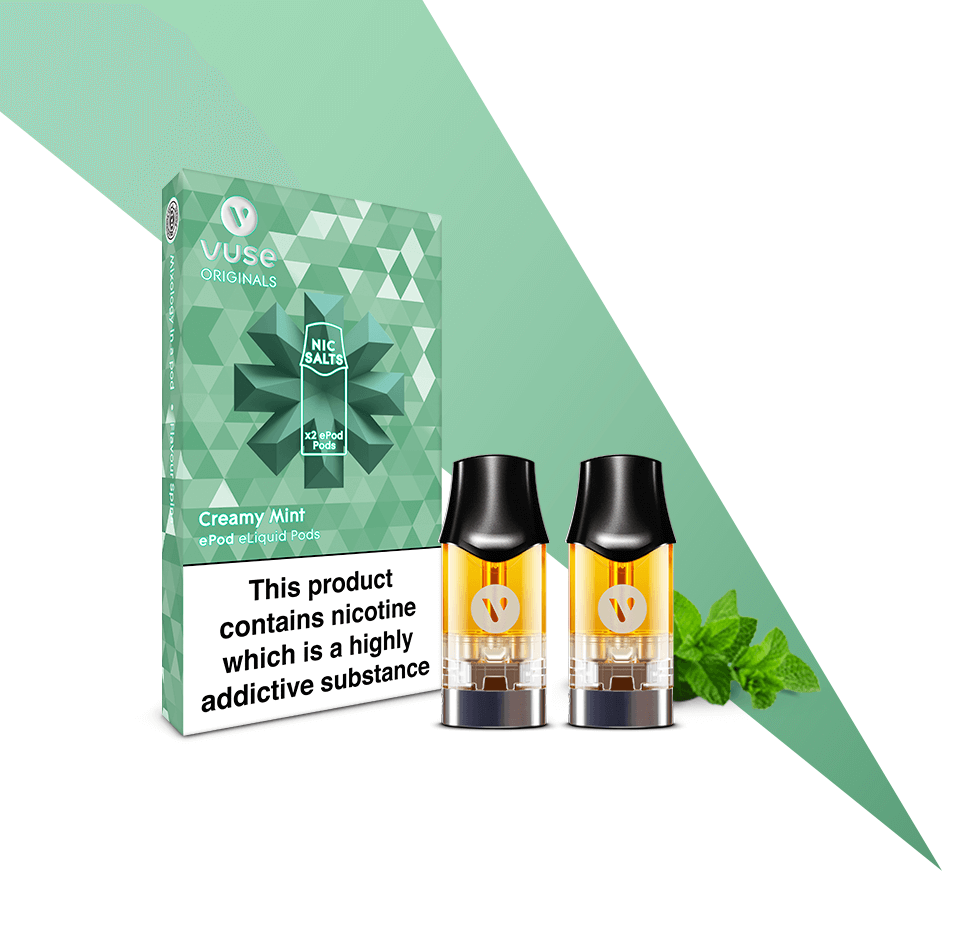 EPod Refills Creamy Mint Nic Salts | E-Liquid Pods | Vuse UK